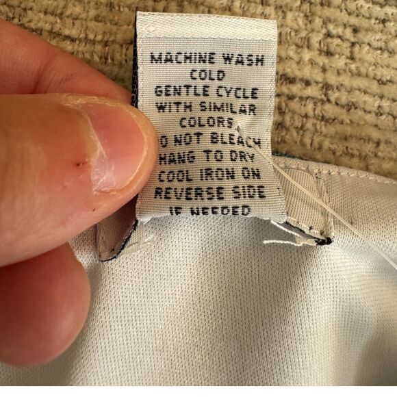 Rue 21 Blue Swirl Sleeveless Sheath Dress Lined Adjustable Straps Size 2X - Picture 8 of 10